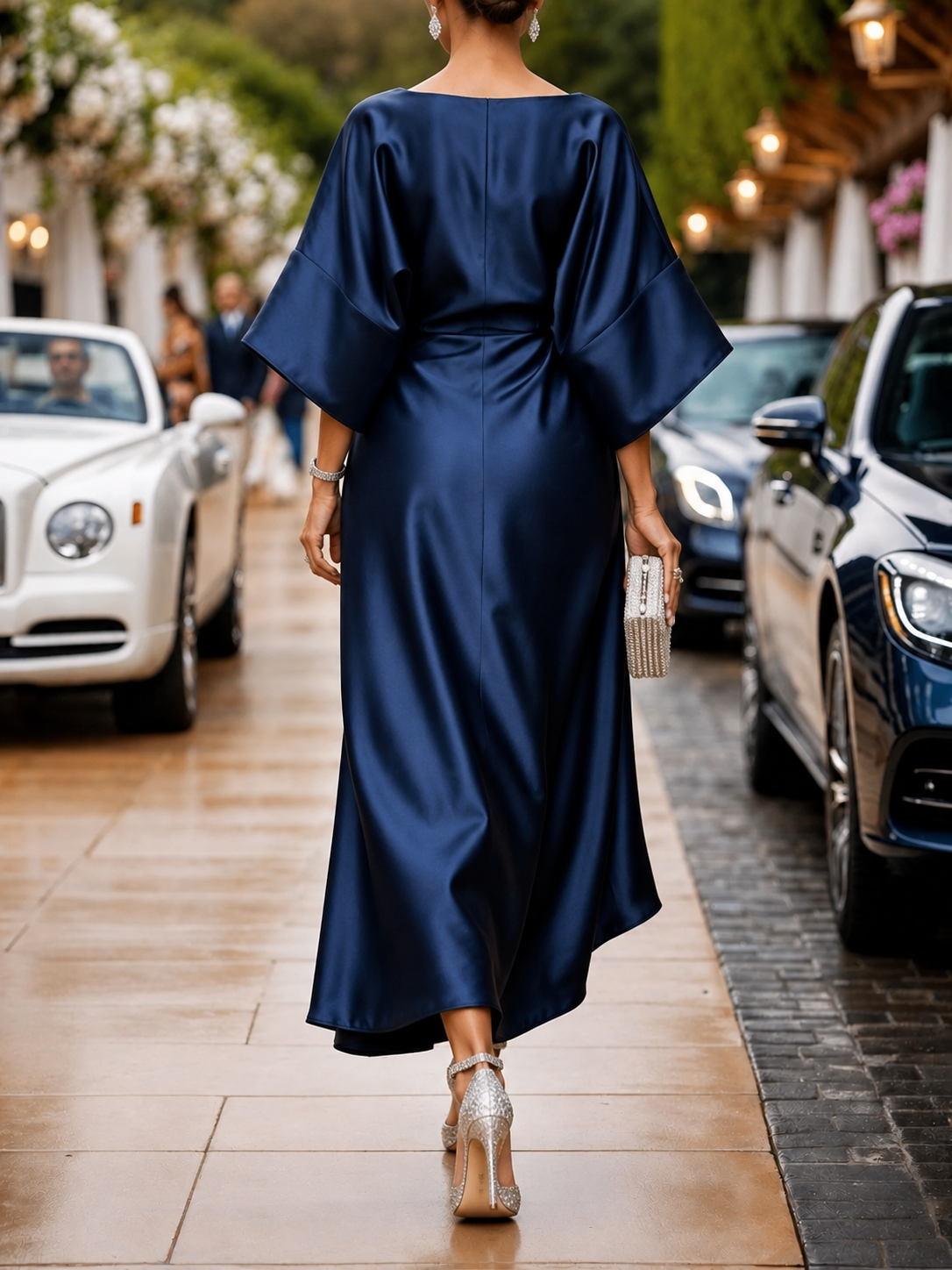 Ivonne | Draped Evening Dress