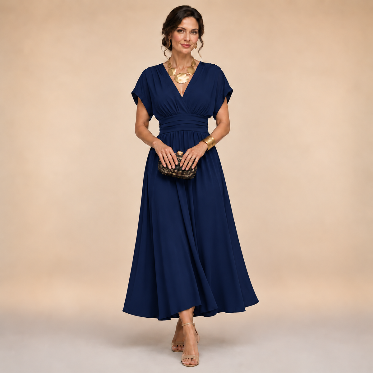 Amelia | Wrap Midi Dress