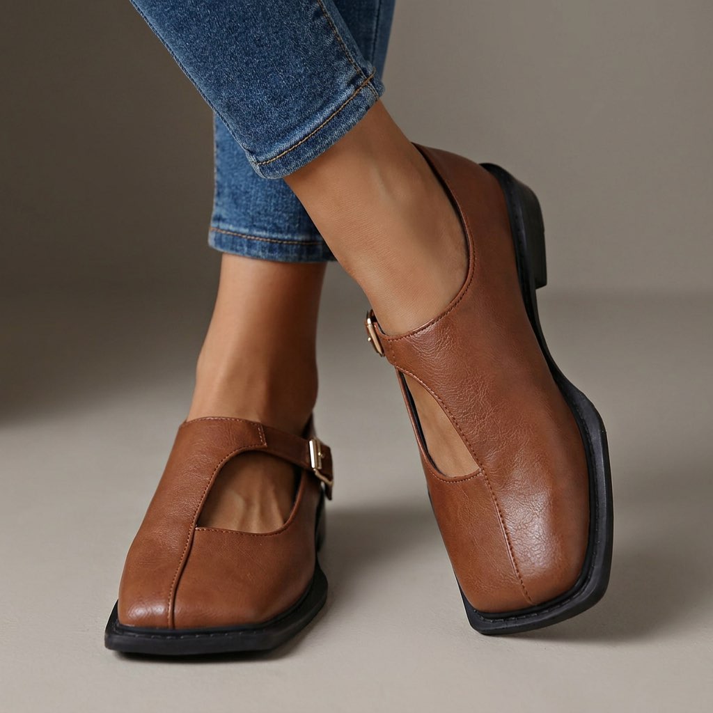 Rosalie | Orthopedic Leather Flats