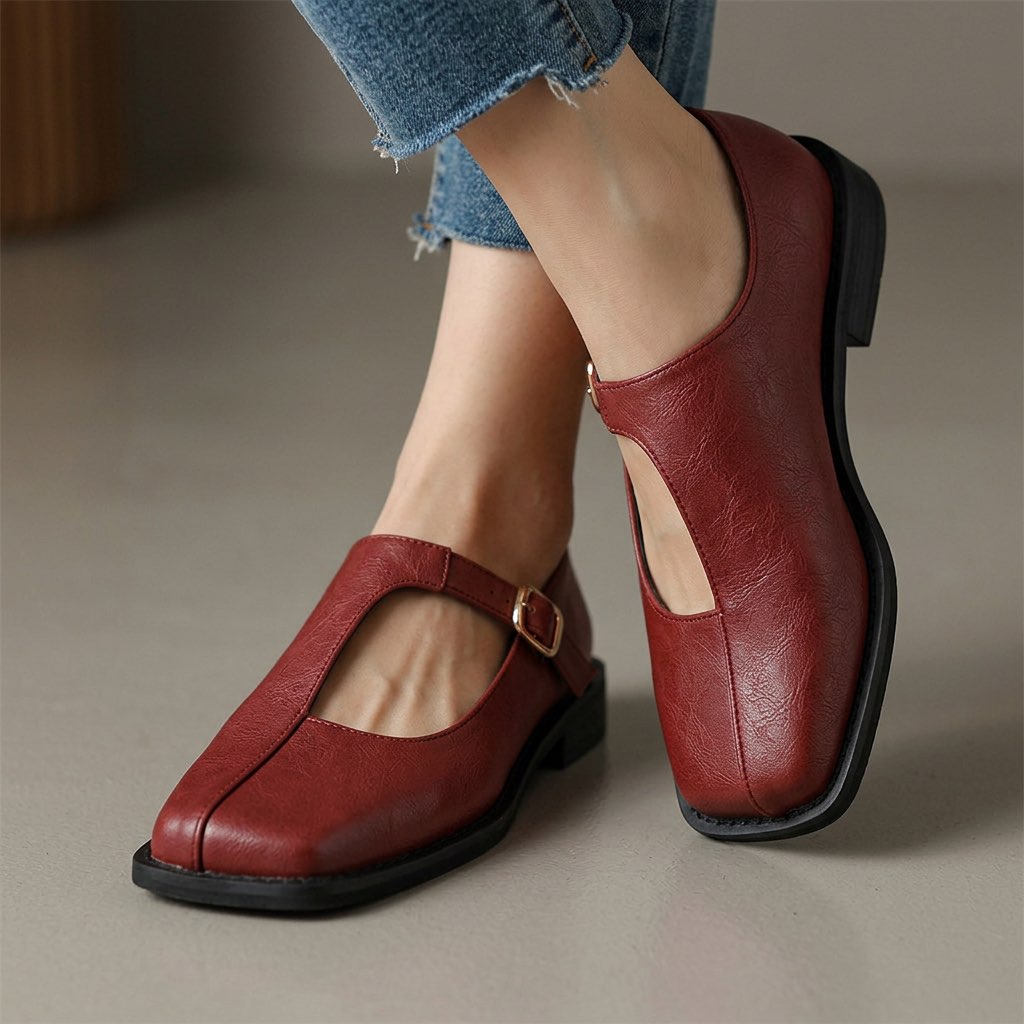 Rosalie | Orthopedic Leather Flats
